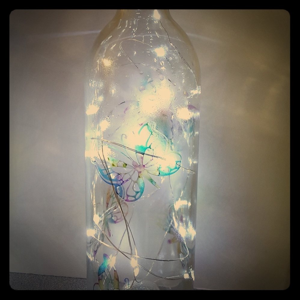 Colorfull butterfly luminary